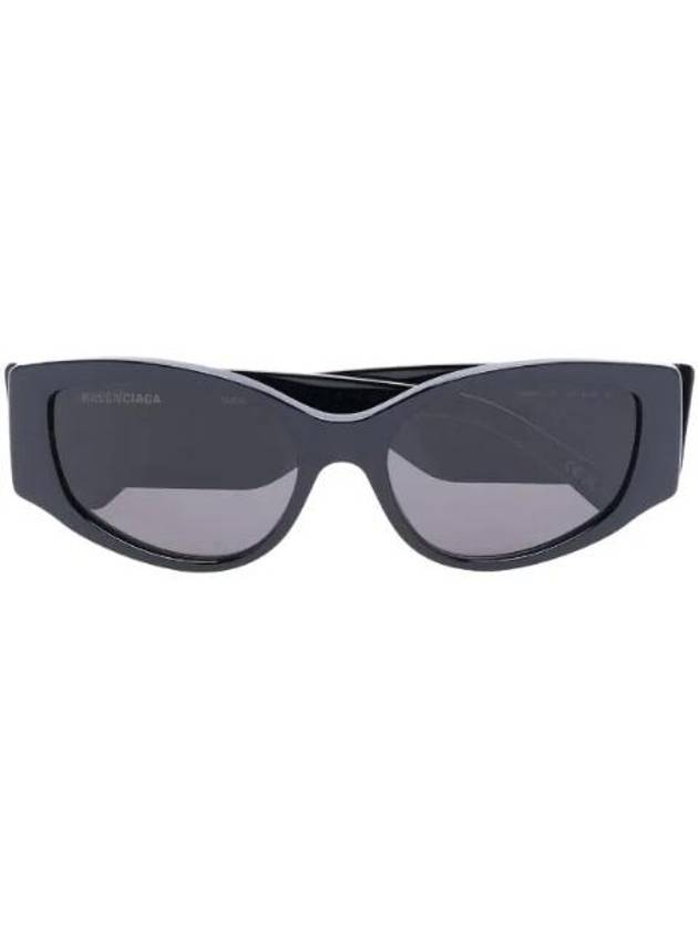 Eyewear Logo Print Square Frame Sunglasses BB0258S - BALENCIAGA - BALAAN 1