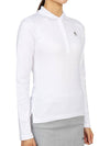 Golf wear polo brushed long sleeve t-shirt G01562 001 - HYDROGEN - BALAAN 3