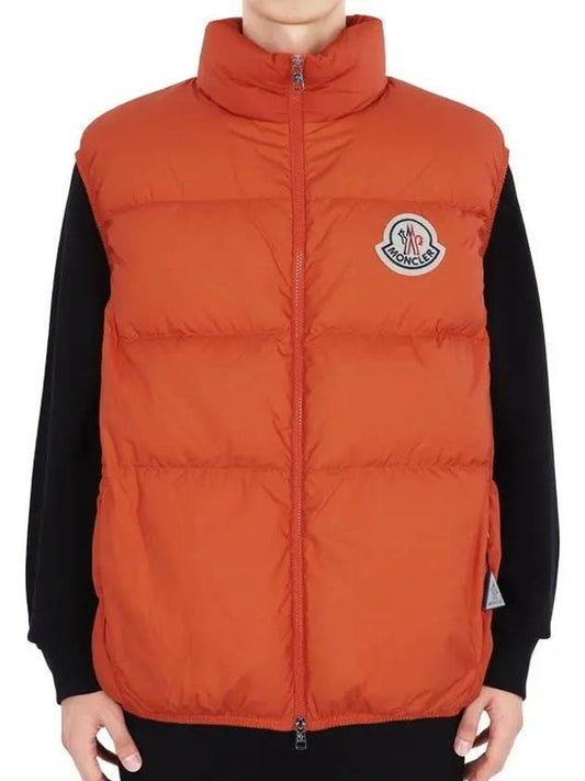 Men s ALMAZ Down Padded Vest Orange 1A00075 5396L 34C - MONCLER - BALAAN 2