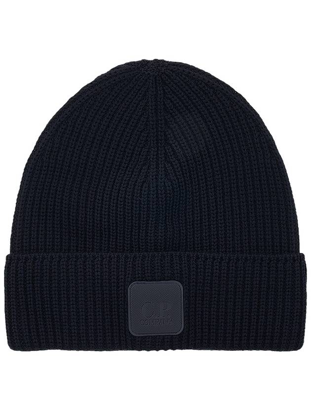 Logo Metropolis Wool Beanie Navy - CP COMPANY - BALAAN 2