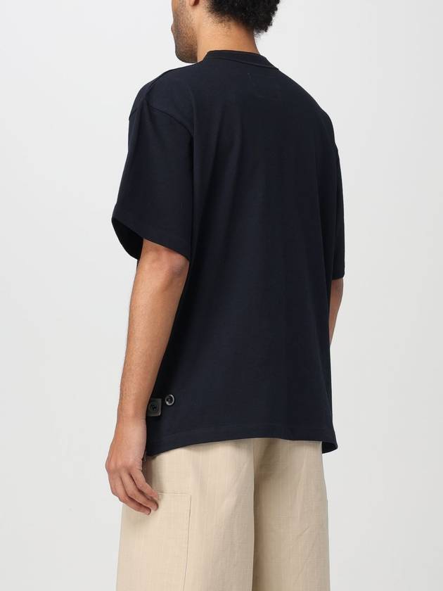 T-shirt Sacai in cotone con zip - SACAI - BALAAN 3