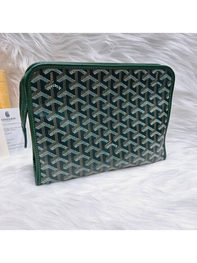 Juvence MM Clutch Bag Special Green - GOYARD - BALAAN 3