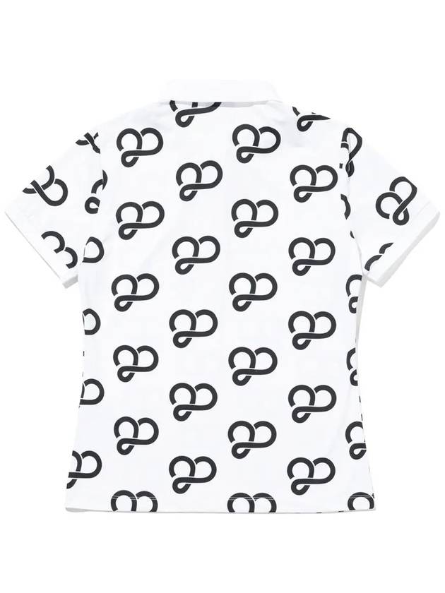 20 Symbol Logo Pattern Yoko Wieri Women’s T-Shirt WHITE - 20THHOLE - BALAAN 2