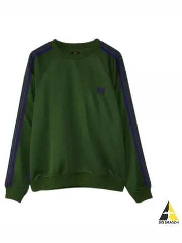 Track Crew Neck Shirt Poly Smooth IVYGREEN NS245 - NEEDLES - BALAAN 1