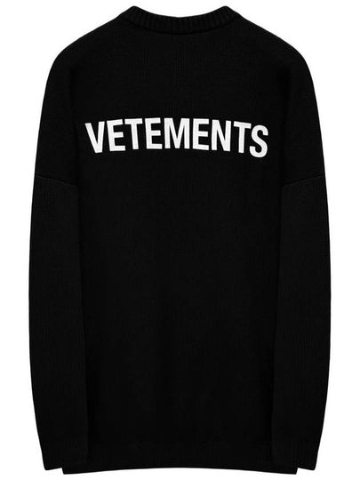 Small logo overfit knit UE52KN360B - VETEMENTS - BALAAN 2