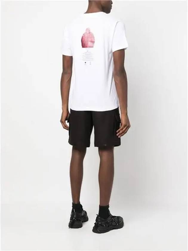 Archibio PVC Print Short Sleeve T-Shirt White - STONE ISLAND - BALAAN 3