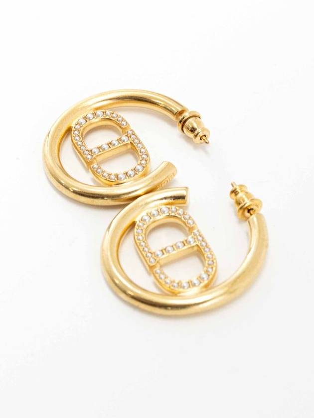 30 Montaigne Logo Earrings Gold - DIOR - BALAAN 2