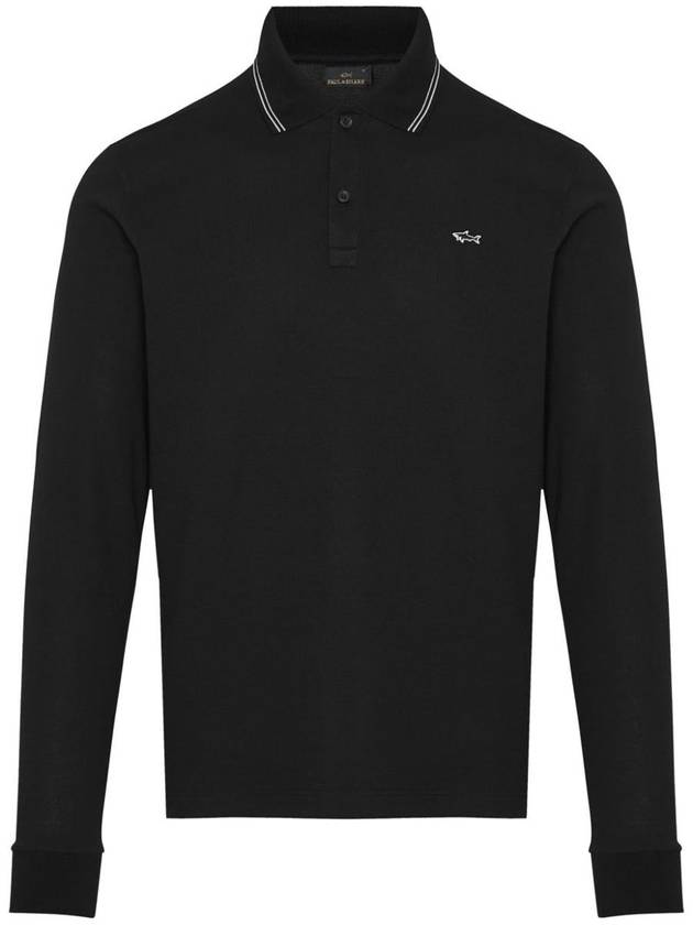 Paul & Shark Polo Shirt Long Sleeves Embroidered Logo Clothing - PAUL & SHARK - BALAAN 1