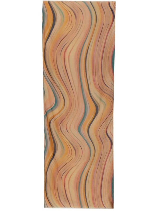 Paul Smith "Swirl" Linen Scarf - PAUL SMITH - BALAAN 1