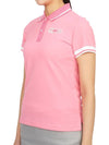 Golf wear women s collar short sleeve t shirt MLW 3B AP08 PINK - MARK & LONA - BALAAN 3