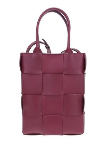 Cassette Mini Cross Bag Bordeaux - BOTTEGA VENETA - BALAAN 1