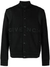 Embroidery Logo Wool Bomber Jacket Black - GIVENCHY - BALAAN 1