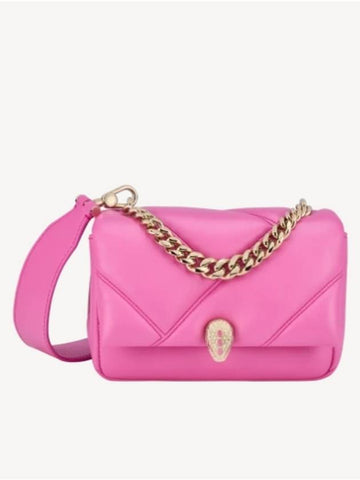 Serpenti Cabochon Maxi Chain Mini Cross Bag Pink 291945 - BVLGARI - BALAAN 1