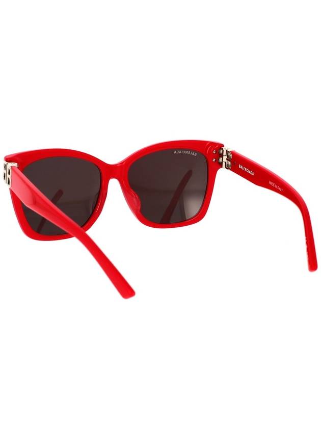 BB Temple Cat Eyes Sunglasses Red Silver - BALENCIAGA - BALAAN 5