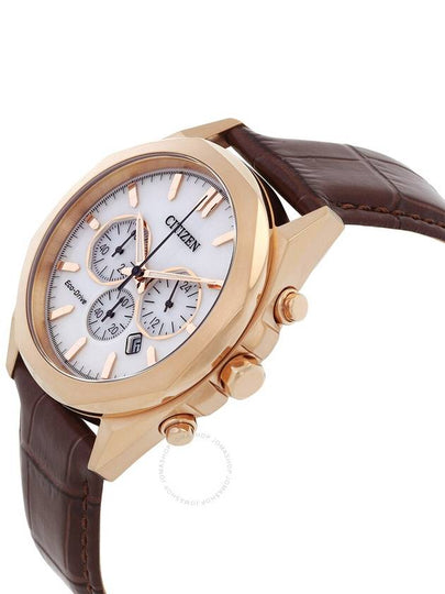 Citizen Eco-Drive Chronograph Ivory White Dial Men's Watch CA4593-15A - CITIZEN - BALAAN 2