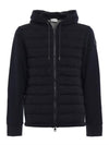 Men's Hooded Quilted Padding Dark Grey - MONCLER - BALAAN 8