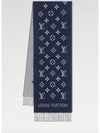 All About Monogram Wool Scarf Navy - LOUIS VUITTON - BALAAN 3