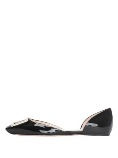 Trumpet d Orsay metal buckle ballerina flat shoes - ROGER VIVIER - BALAAN 1