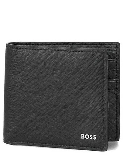 Metal Logo Half Wallet Black - HUGO BOSS - BALAAN 2