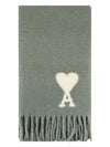 De Coeur Jacquard Muffler Antique Clay - AMI - BALAAN 2