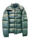 Maya Maya 70 Logo Short Padding Forest Green - MONCLER - BALAAN 2