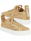 Lauren Lace Low Top Sneakers Beige - CHLOE - BALAAN 2