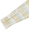 Men's Plaid Three Stripes Armband Oxford Long Sleeve Shirt Yellow - THOM BROWNE - BALAAN 7