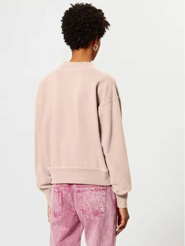 Moby Logo Print Sweatshirt Pink - ISABEL MARANT ETOILE - BALAAN 6