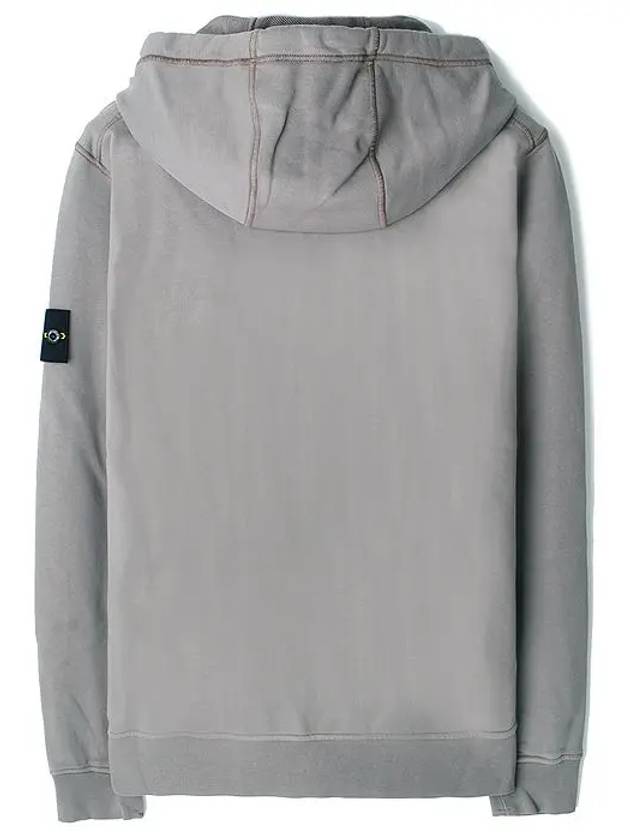 Compass Badge Zip Up Hoodie Pepper - STONE ISLAND - BALAAN 3