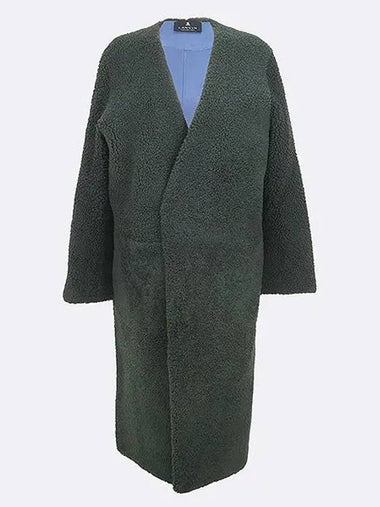 Smith Market Used Luxury Green Coat Women s Clothing - LANVIN - BALAAN 1