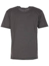 Logo Patch Short Sleeves T-Shirt  Steel Grey - STONE ISLAND - BALAAN 3