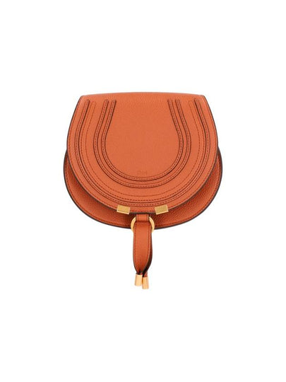 Marcie Saddle Small Grained Leather Cross Bag Tan - CHLOE - BALAAN 2