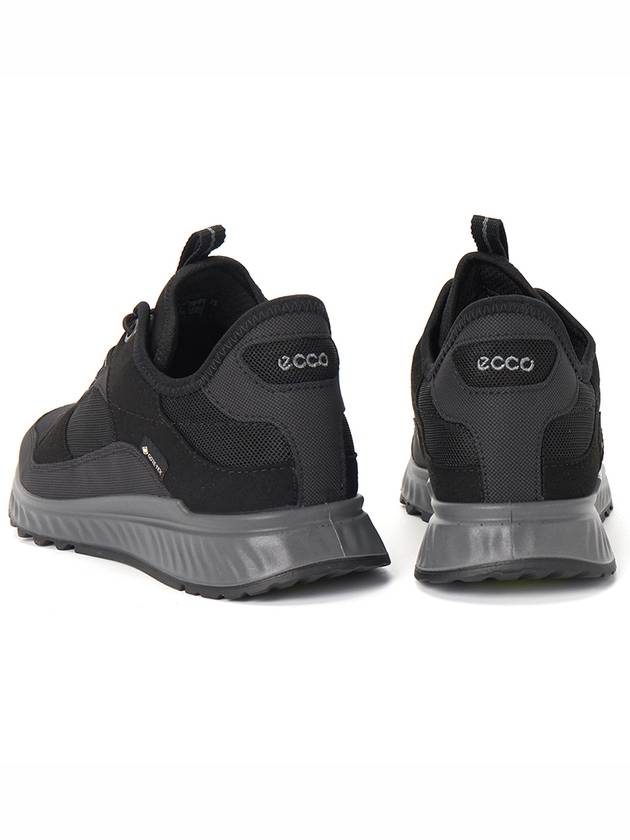 Exostride Gore-Tex Low Top Sneakers Black - ECCO - BALAAN 7