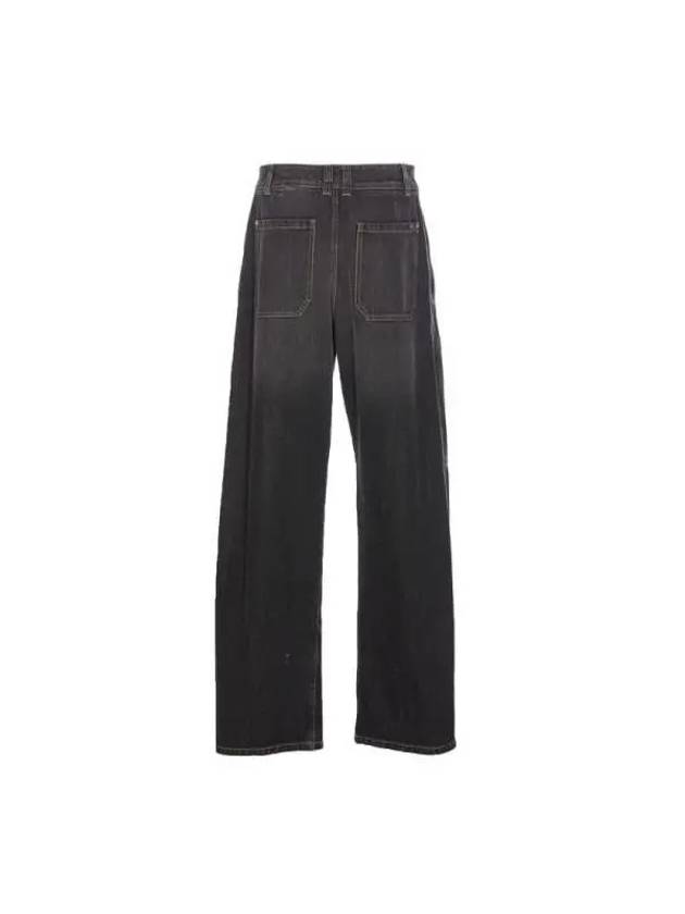 Denim Straight Pants MA095P5912C8999 C8999 BLACK STONE - BRUNELLO CUCINELLI - BALAAN 3