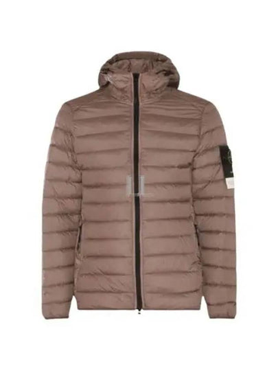 Loom Woven Chambers R Nylon Down TC Light Hoodie Down Jacket Dove Grey - STONE ISLAND - BALAAN 2