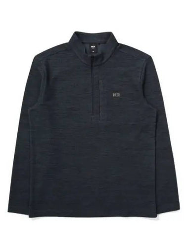 K2 FLYHIKE Melange Zip Up T Shirt Dark Navy - KATE - BALAAN 1