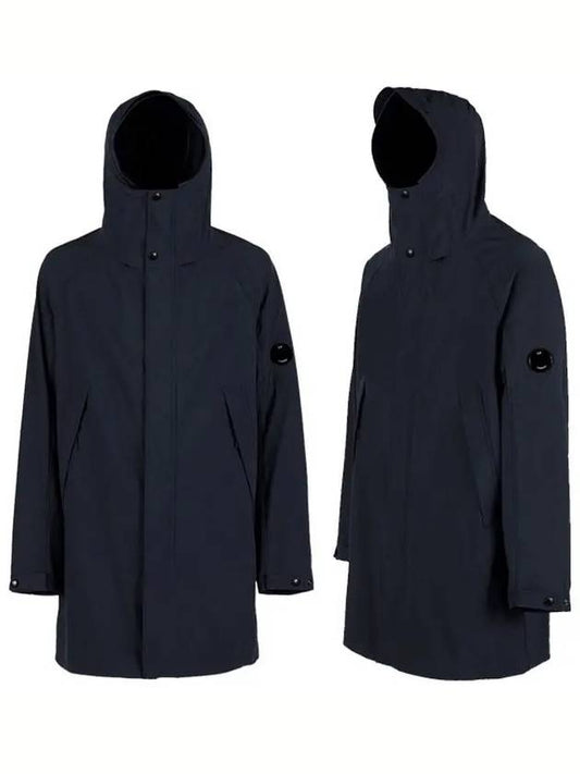 Shell R Lens Wappen Hooded Parka Navy - CP COMPANY - BALAAN 2