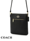 Rowan Pile Mini Leather Cross Bag Black - COACH - BALAAN 3