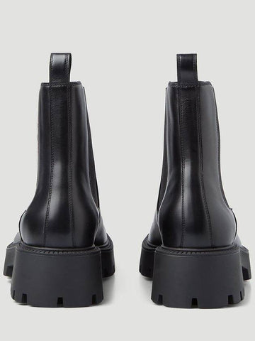 Rhino Leather Ankle Boots Black - BALENCIAGA - BALAAN 1