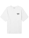 Handwriting Logo Cotton Short Sleeve T-Shirt White - MAISON KITSUNE - BALAAN 2