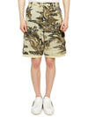 Shadow Project Print Bermuda Shorts Beige - STONE ISLAND - BALAAN 2