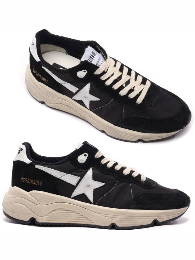 Men's Running Sole Low Top Sneakers Black - GOLDEN GOOSE - BALAAN 3