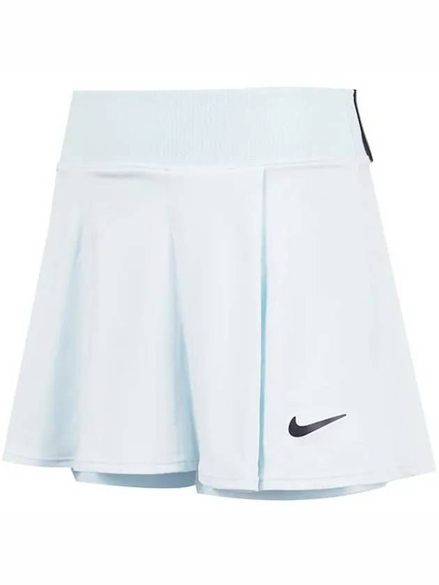 Court Dri Fit Victory A-Line Skirt Blue - NIKE - BALAAN 3