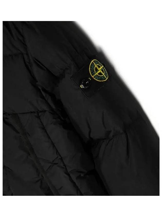 Kids Wappen Patch Down Long Padding Black - STONE ISLAND - BALAAN 3