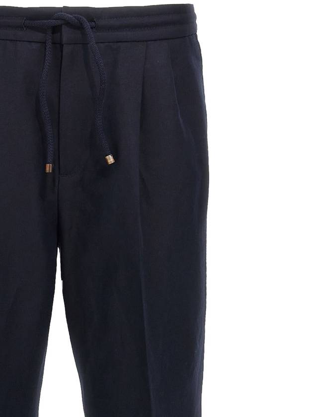 Brunello Cucinelli Linen Trousers - BRUNELLO CUCINELLI - BALAAN 3