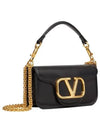 Women's V Logo Small Shoulder Bag Black - VALENTINO - BALAAN 3