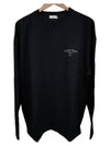 NUS19271 009 Logo Long Sleeve TShirt Black - IH NOM UH NIT - BALAAN 1