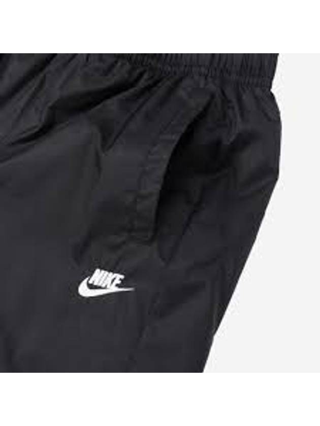 Club Lined Woven Tracksuit Black - NIKE - BALAAN 11