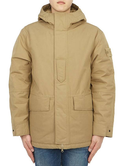 Ghost Piece Nylon Hooded Jacket Beige - STONE ISLAND - BALAAN 2