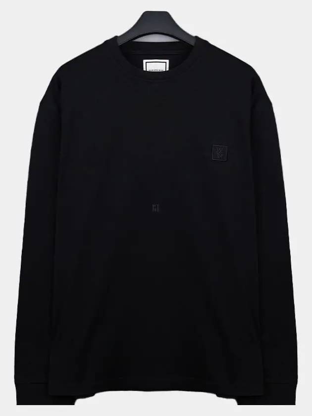 Luminous Jellyfish Back Logo Long Sleeve T-Shirt Black - WOOYOUNGMI - BALAAN 3